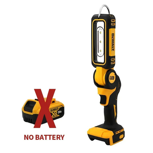 Dewalt 20V Lithium Battery 90 Degree Folding LED Work Light Handheld Multifunctional Portable Camping Torch for Outdoor Camping