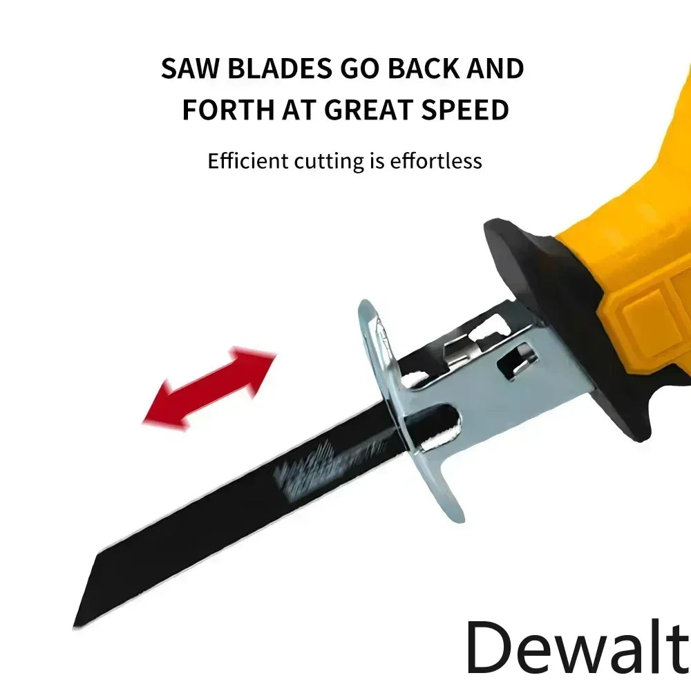 Dewalt 2800RPM Cordless Reciprocating Saw 20V Brushless Electric Saw Multifunctional Metal Wood Pipe Cutting Saw Power Tool