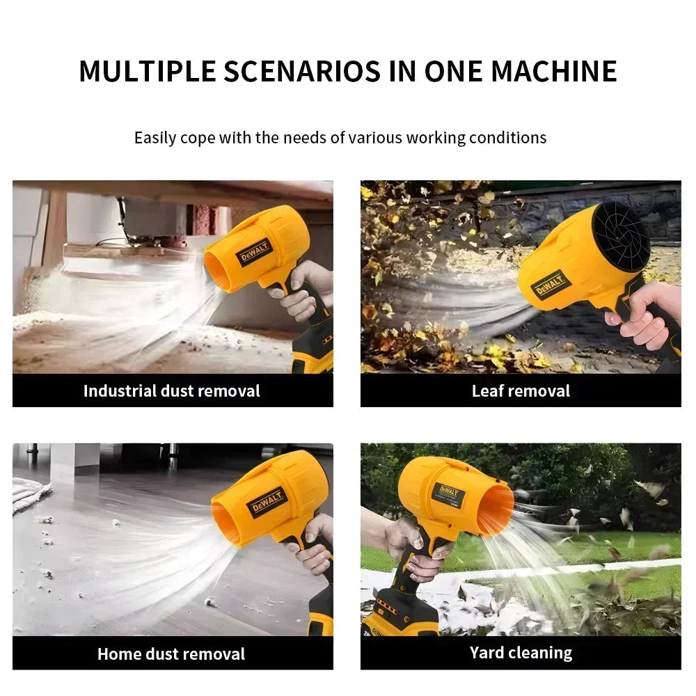 Dewalt 30000RPM Brushless  Air Blower Cordless Turbo Fan Handheld Violent Fan Dryer 20V Rechargeable Dust Blowing Tool 2025 New