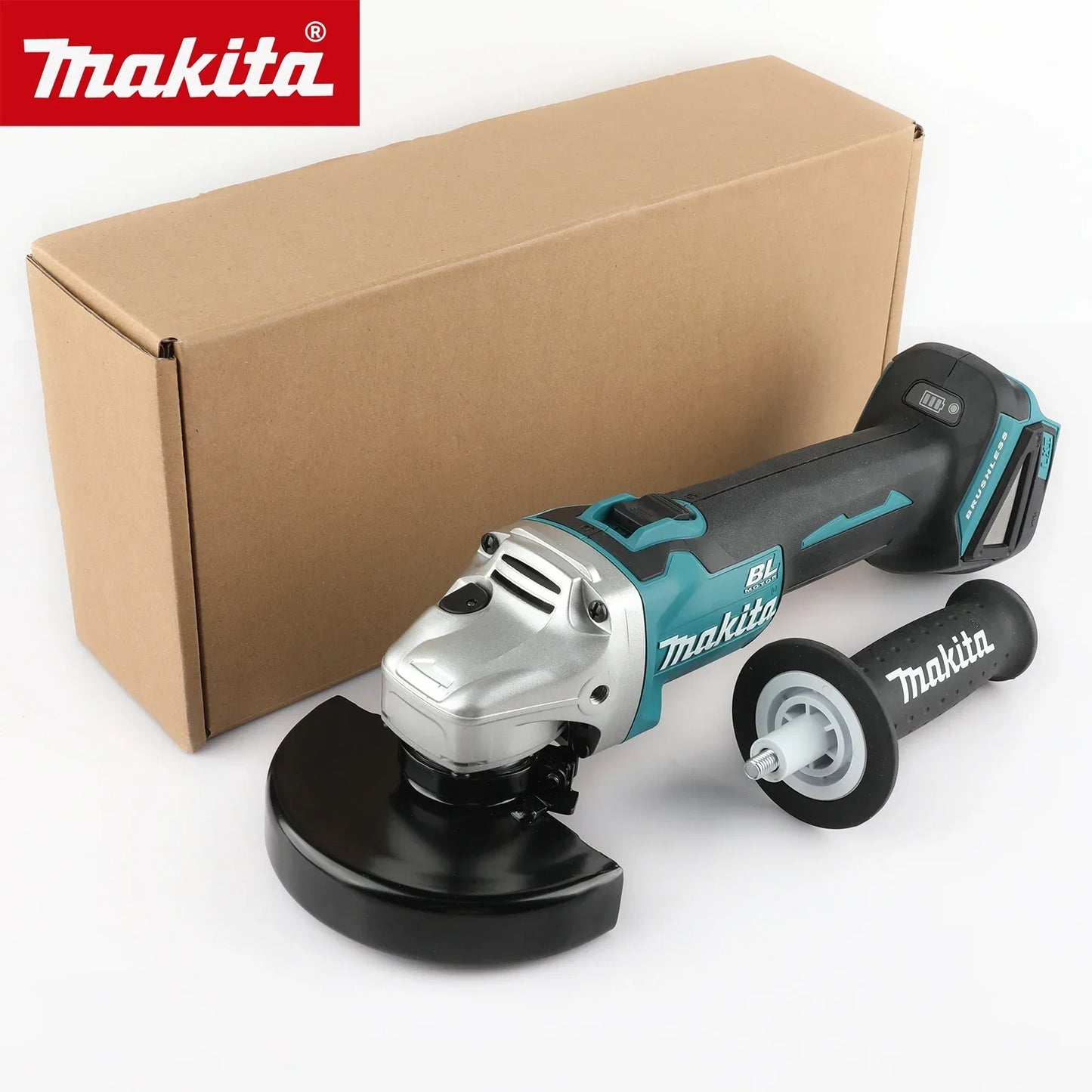 Makita DGA504 18V 6.0Ah 125mm Brushless Lithium Battery Angle Grinder Rechargeable Cutting Machine Multi-functional All-in-one B