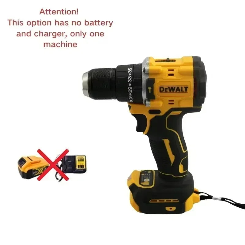 DEWALT DCD805 Brushless Impact Drill Cordless Electric Driver Multi-Function Hand Drill Variable Speed  Powerful Electric Tools