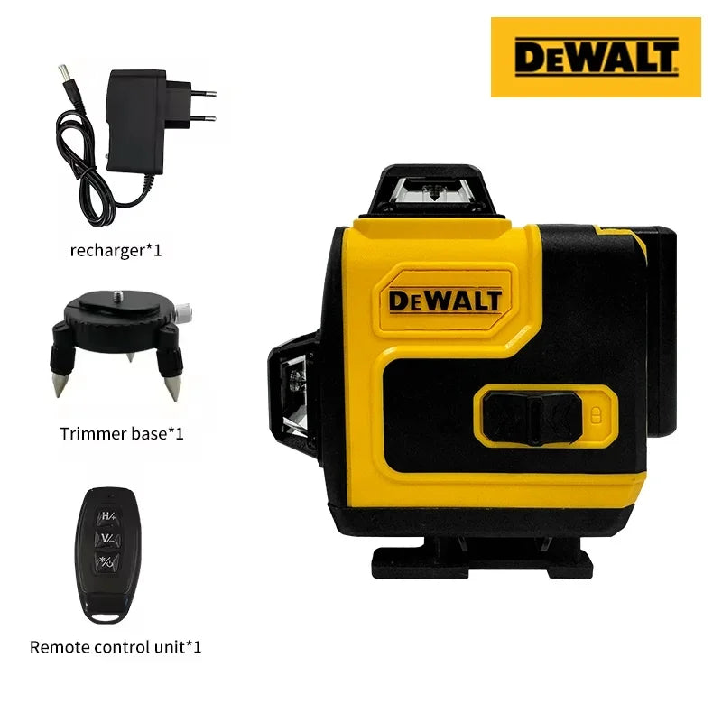 Dewalt Laser Level 360 Green 16 Lines 4D Self Leveling 360 Horizontal Vertical Super Powerful Beam construction Tools New