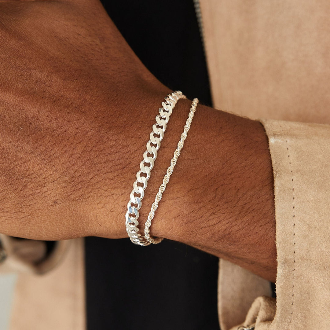 Sterling Silver Gold Plated Fashion Twist Bracelets
