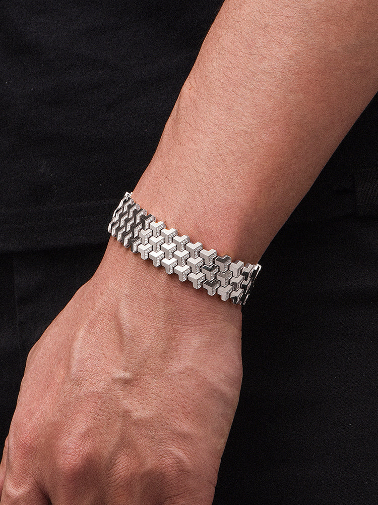 18K Gold Diamond Jewelry Custom Armor Bracelets