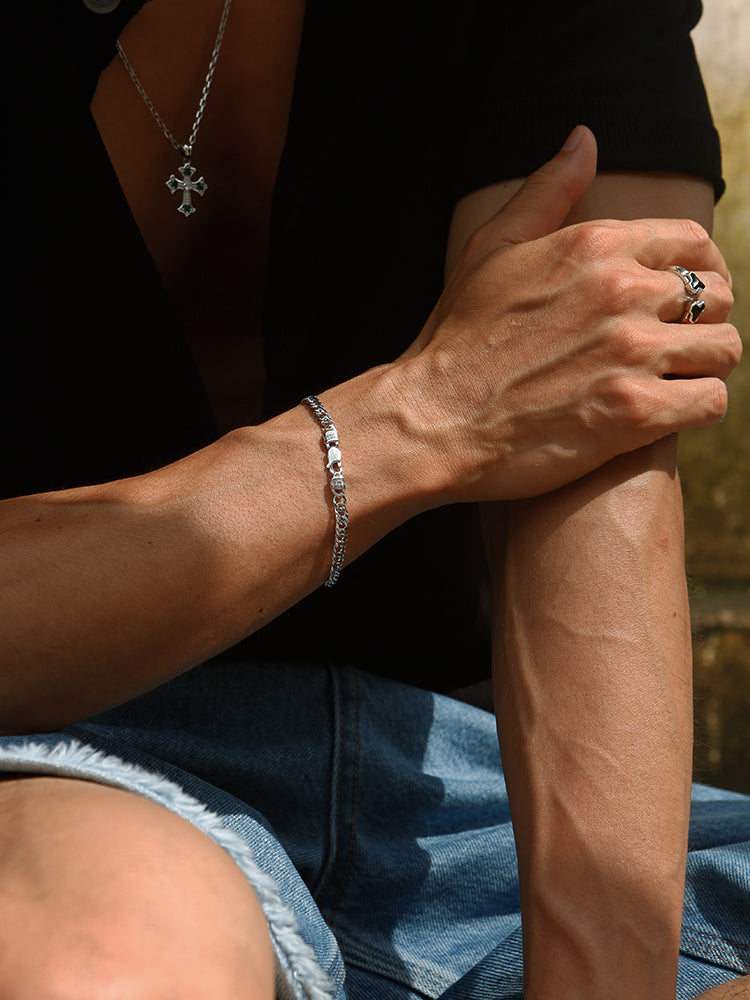 Sterling Silver Hip Hop Cuban Bracelets