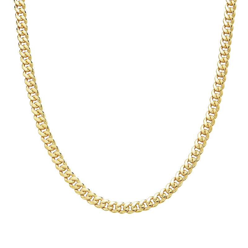 Sterling Silver Cuban Chains-8MM