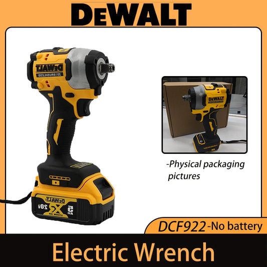 Dewalt DCF922 Wireless Impact Wrench Rechargeable High Torque 205Nm(Reverse) 1/2" 2500 PRM Universal 20V Battery Power Tools