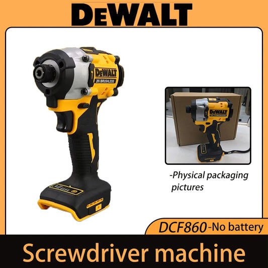 DEWALT DCF860 Kit Brushless Cordless Premium Impact Driver 282NM 20V Power Tools Without Battery  woodworking tools  drill
