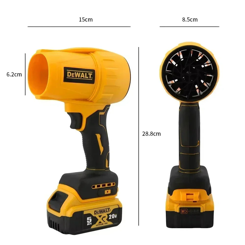 Dewalt 30000RPM Brushless  Air Blower Cordless Turbo Fan Handheld Violent Fan Dryer 20V Rechargeable Dust Blowing Tool 2025 New