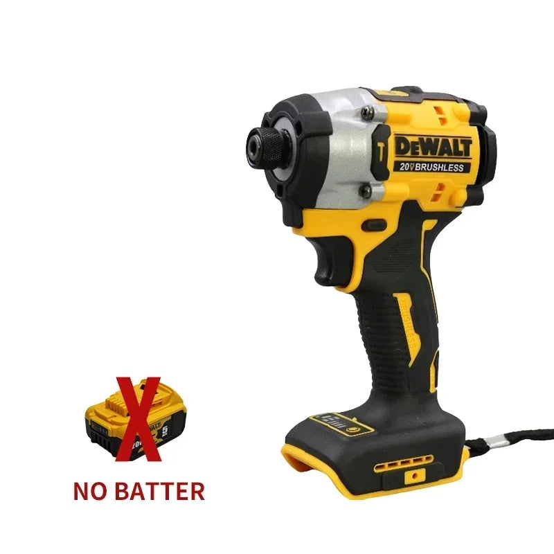 DEWALT DCF860 Kit Brushless Cordless Premium Impact Driver 282NM 20V Power Tools Without Battery  woodworking tools  drill