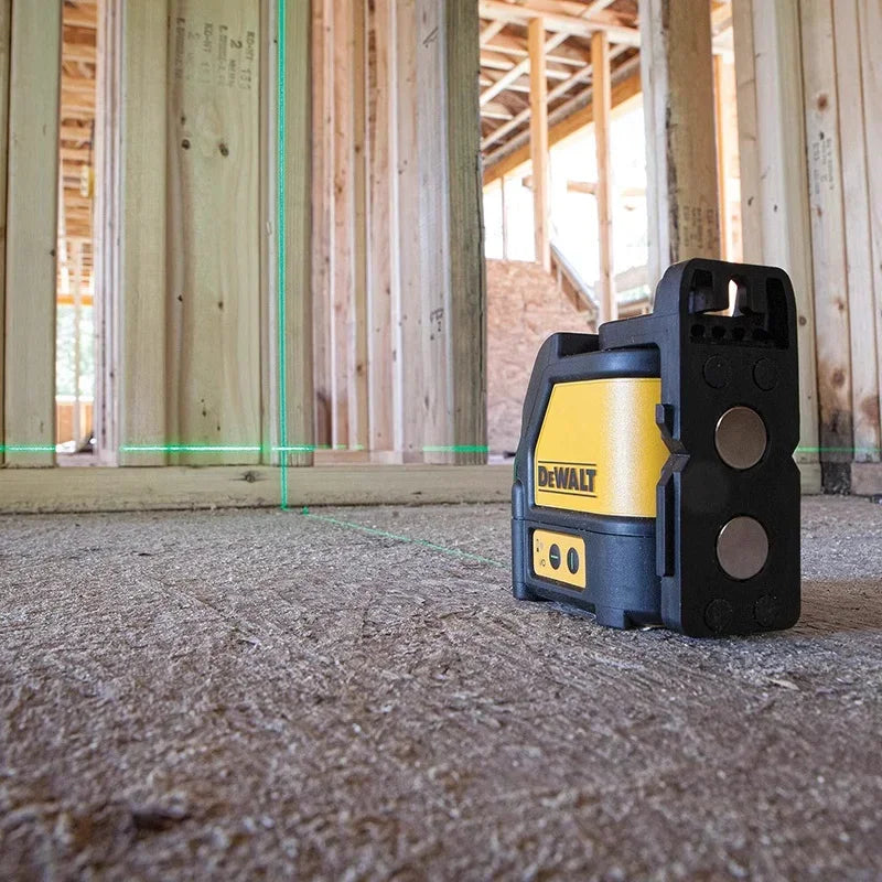2025DEWALT DW088CG LaserLevel With Case30m Self-Leveling Cross Line Green Cross Line Lase Horizontal Vertical Laser Level 2-Line