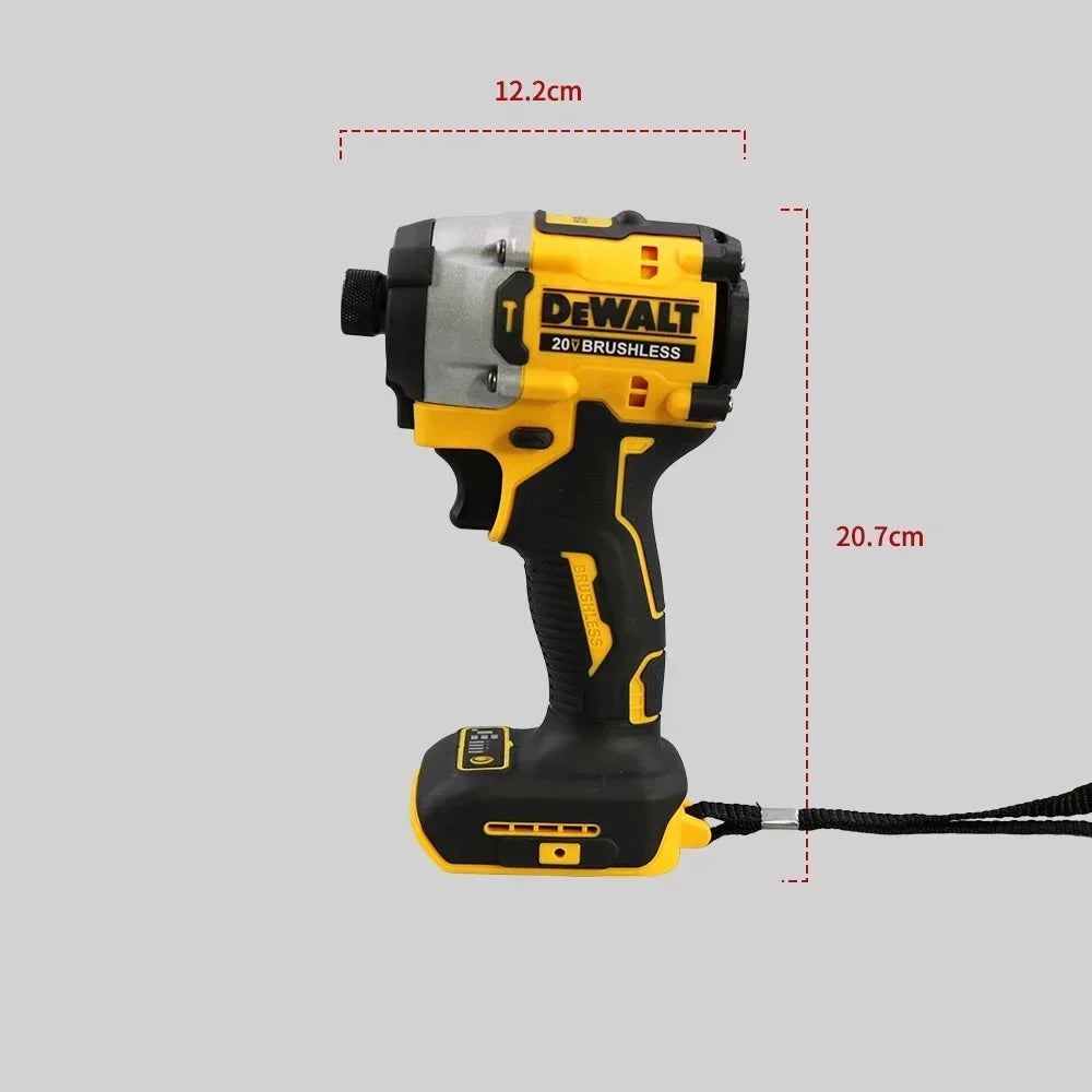 DEWALT DCF860 Kit Brushless Cordless Premium Impact Driver 282NM 20V Power Tools Without Battery  woodworking tools  drill