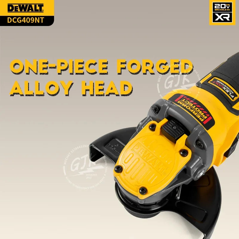 DeWALT DCG409 20V 125mm Brushless FLEXVOLT ADVANTAGE Angle Grinder with Slide Switch Impact Polisher utting Machine rotary tool