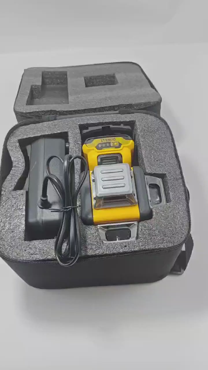 Dewalt DW089LG 12 Lines Laser Level Horizontal Green Light Level Meter Outdoor 3 Sides*360 Degree Vertical 12V Lithium Battery